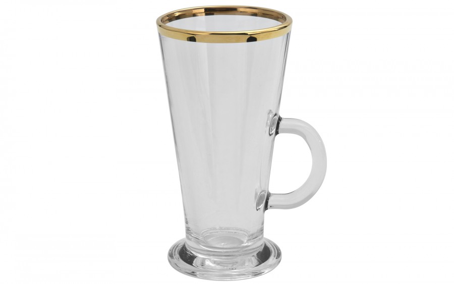 Zestaw 2 szklanek do latte 250 ml Golden Line