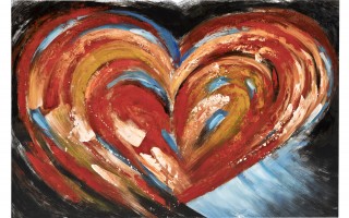 Obraz abstrakcyjny 100x150 cm Light of Heart