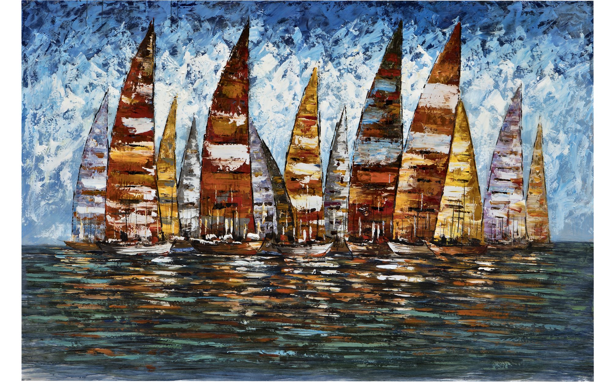 Obraz na ptnie 100x150 cm Regatta