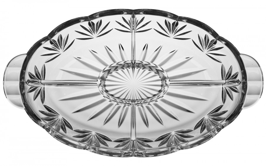 Bombonierka Kryształowa z Pokrywką 41 cm Zawiercie Duża