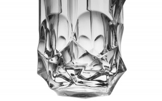 Komplet kryształowy dzbanek + 6 szklanek Bohemia