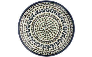 Talerz płytki 20 cm Bolesławiec Dekor 1165A