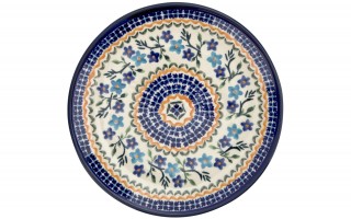 Talerz płytki 20cm Bolesławiec Dekor 1154A