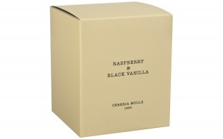 Świeca zapachowa 230 gr Premium  "Raspberry and Black Vanilla"