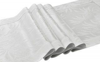 Bieżnik na stół 50x10 cm Delfos White 099