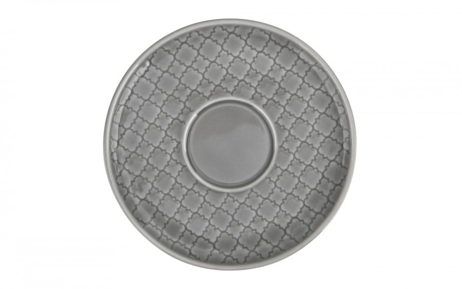 Filiżanka ze spodkiem 250 ml Marrakesz szary K1