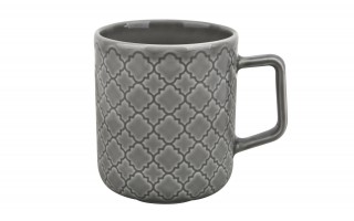 Kubek 400 ml Marrakesz szary K1