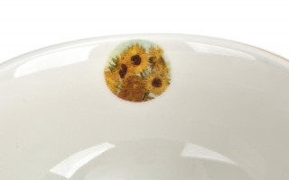 Filiżanka z dzbankiem i zaparzaczem Tea for One Sunflowers