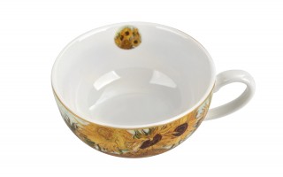 Filiżanka z dzbankiem i zaparzaczem Tea for One Sunflowers