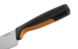 Komplet noży kuchennych czarno-pomarańczowych