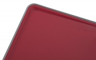 Deska do krojenia plastikowa czerwono-szara