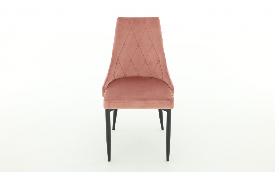 Krzesło Trix B Velvet antyczny róż