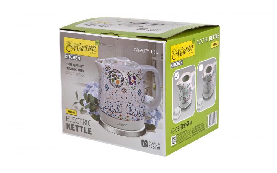 Czajnik elektryczny 1,5L Maestro MR068 Flowers
