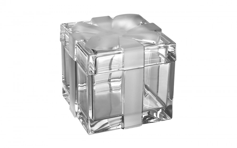 Bombonierka kryształowa Quadro Bohemia