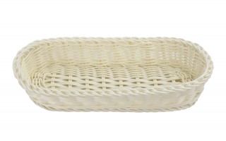 Koszyk na sztućce 27x11x6 cm Sino biały