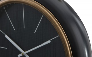 Zegar ścienny 42 cm Retro 135667 Marynarski czarny