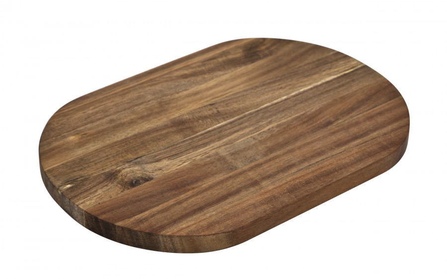 Deska do krojenia 28x20 cm Akacja owalna
