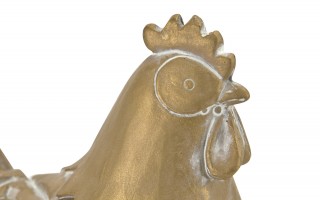 Ozdoba Złota Kura 19,5 cm
