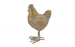 Ozdoba Złota Kura 19,5 cm