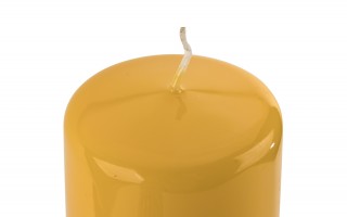 Świeca klubowa 15 cm żółta lakier KL-5 150/58