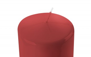 Świeca klubowa czerwona wys.15 cm
