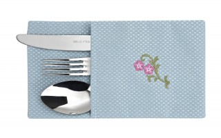 Pokrowiec na sztućce Veracrus (niebieski)