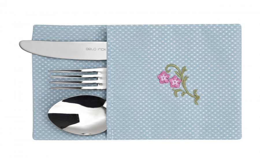 Pokrowiec na sztućce Veracrus (niebieski)