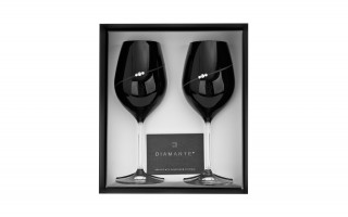 2x kieliszki do czerwonego wina Black