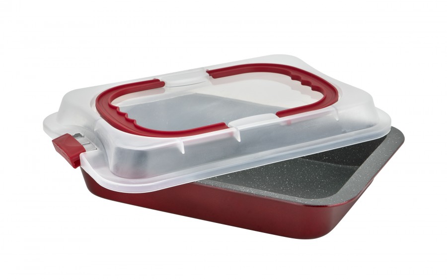 Brytfanna z plastikową pokrywą Cherry 36 x 23 cm Ambition