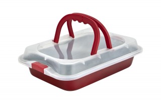 Brytfanna z plastikową pokrywą Cherry 36 x 23 cm Ambition