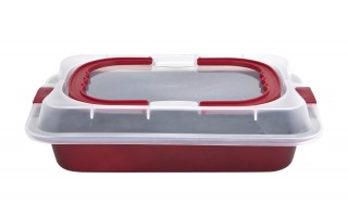 Brytfanna z plastikową pokrywą Cherry 36 x 23 cm Ambition
