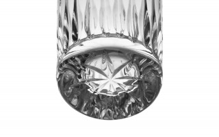 Prążkowana szklanka kryształowa 150 ml