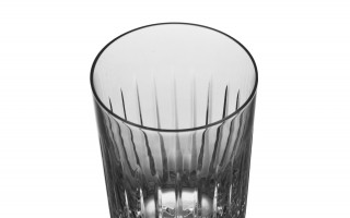Prążkowana szklanka kryształowa 150 ml