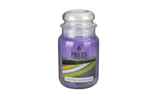 Świeca zapachowa Price's Candles Lavender&Lemongrass 630g