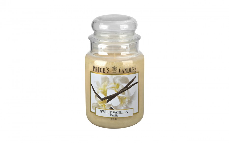 Świeca zapachowa PRICE'S CANDLES Sweet Vanilla 630 g