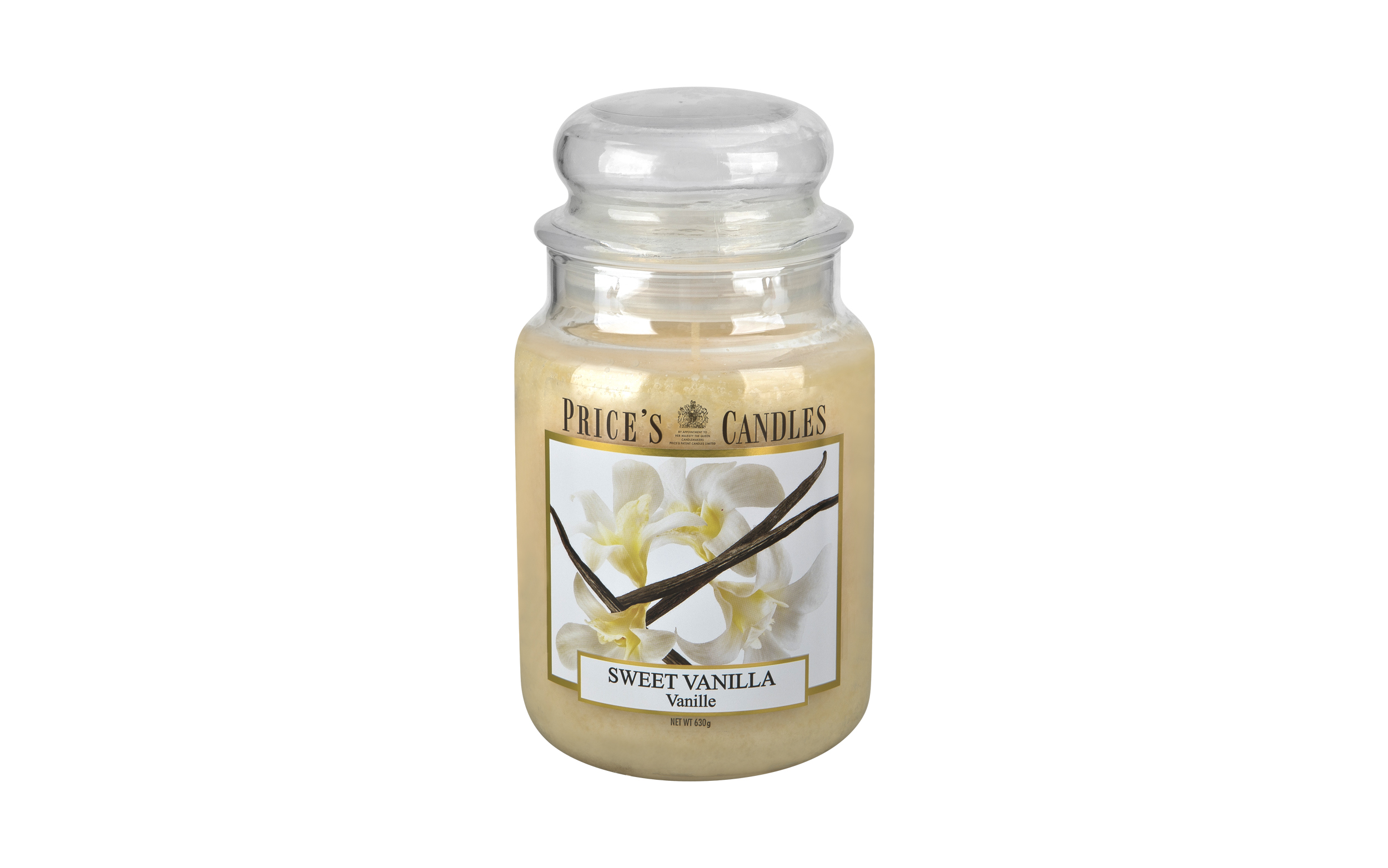 wieca zapachowa PRICE'S CANDLES Sweet Vanilla 630 g