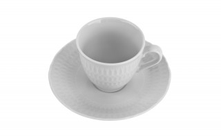 Filiżanka do espresso 100 ml + spodek Sofia Biała