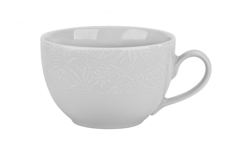 Komplet 6 filiżanek 200ml ze spodkami Alga