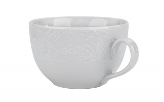 Komplet 6 filiżanek 200ml ze spodkami Alga