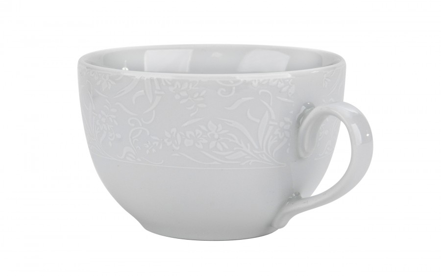 Komplet 6 filiżanek 200ml ze spodkami Alga