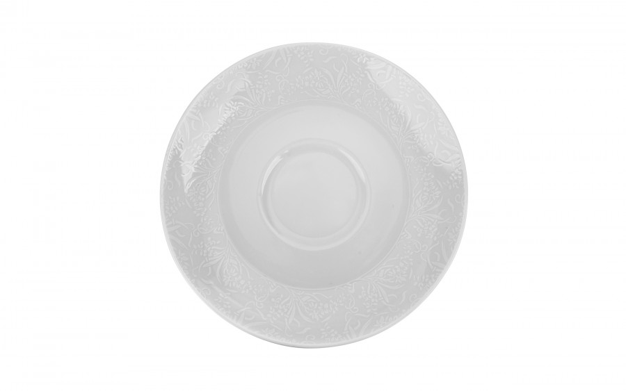 Komplet 6 filiżanek 200ml ze spodkami Alga