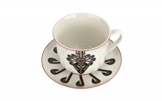 Filiżanka porcelanowa 400 ml + spodek Parzenica