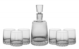 Komplet do whisky karafka 950 ml + szklanki 370 ml Fjord