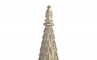 Figurka świąteczna Choinka złota 41,5cm