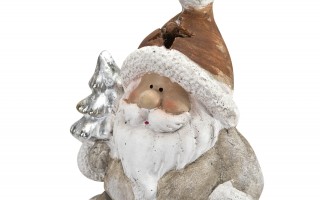 Figurka ozdobna Mikołaj na kuli