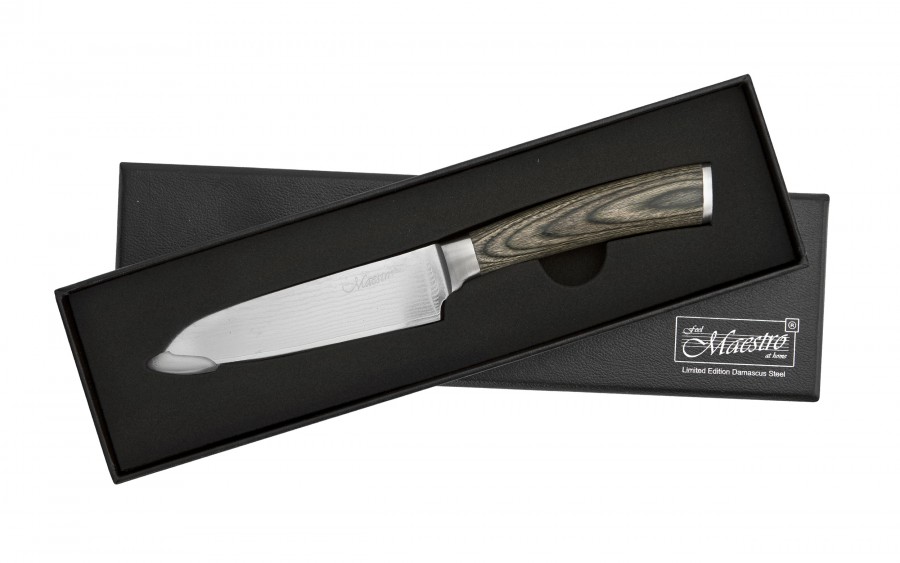 Nóż Santoku stal damasceńska 23,5 cm Maestro