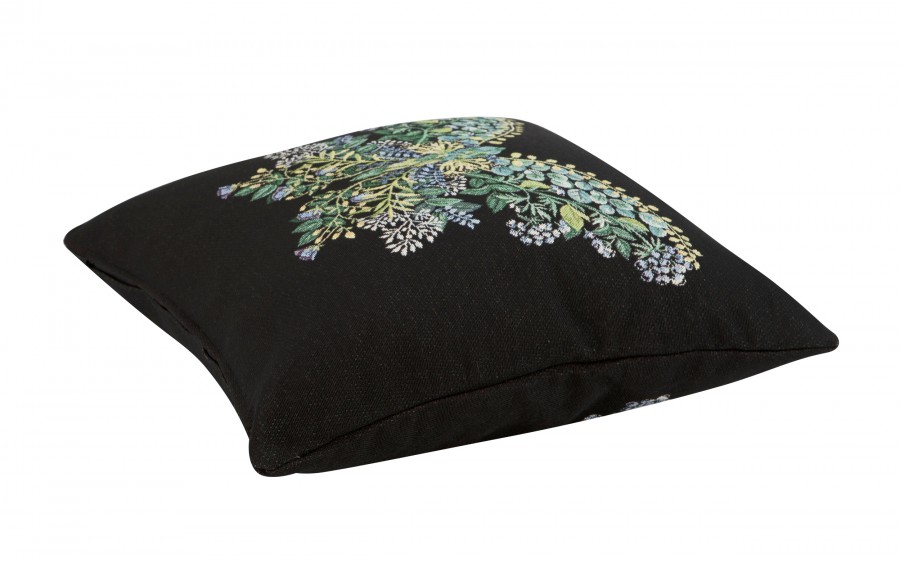 Poszewka dekoracyjna 45x45 cm Motyl na czarnym tle Gobelinowa Premium