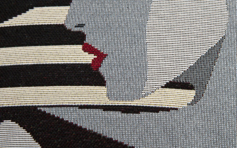 Poszewka dekoracyjna 45x45 cm Czarny kapelusz Gobelinowa Premium