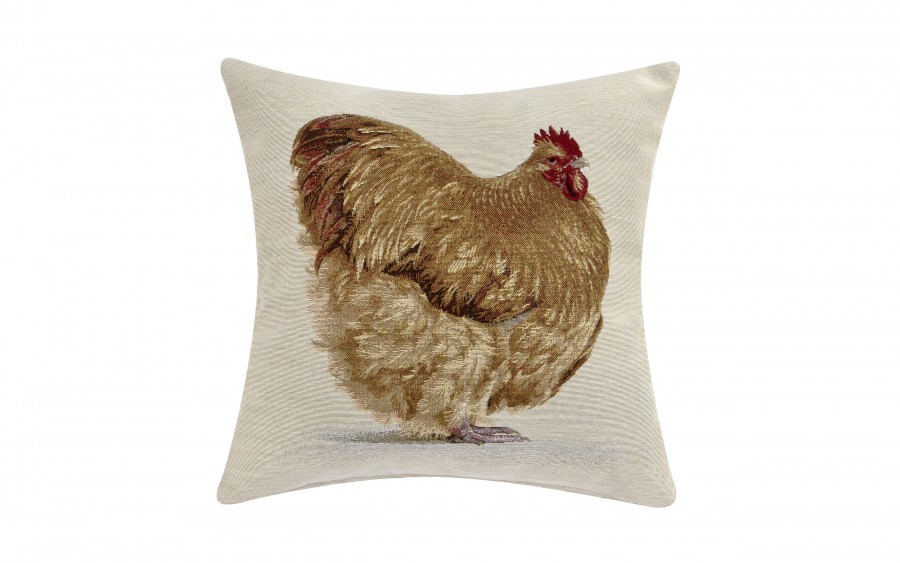 Poszewka dekoracyjna 45x45 cm Kura Gobelinowa Premium Zamek