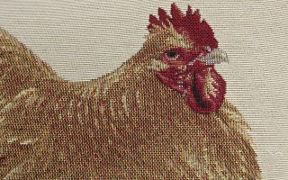 Poszewka ozdobna 45x45 kura